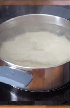 Cocción de pasta para canelones