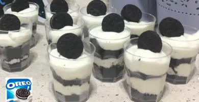 Receta Cheesecake de Oreo sin Horno para mesa de postres